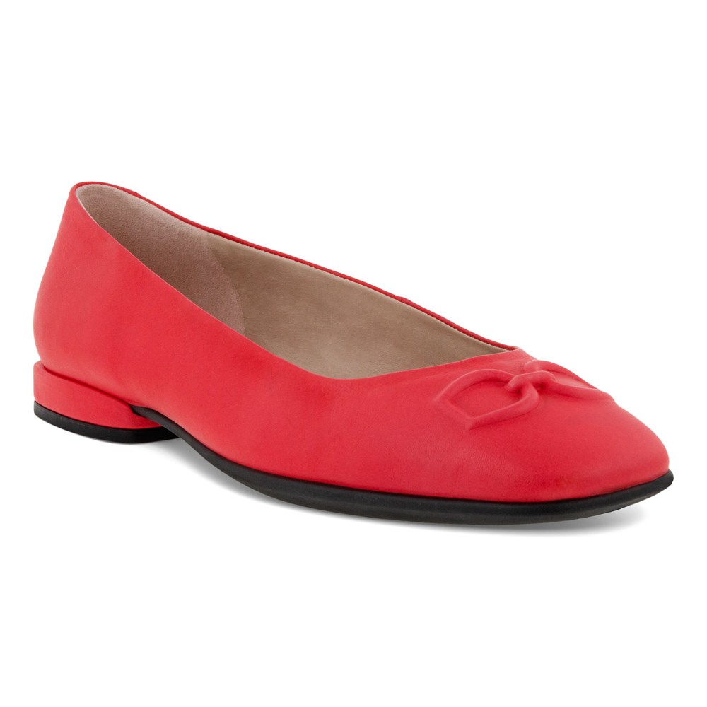 Bailarinas Mujer - ECCO Anine Squareds - Rojos - SAZ863517